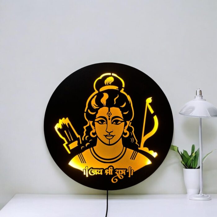 Ram ji lazer light box