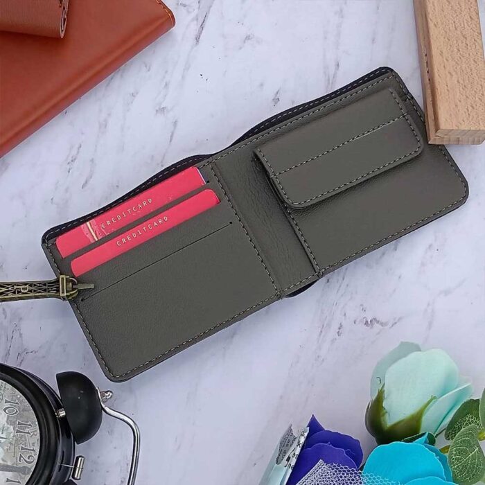 Customized wallet passport cover combo for mens - Image 2
