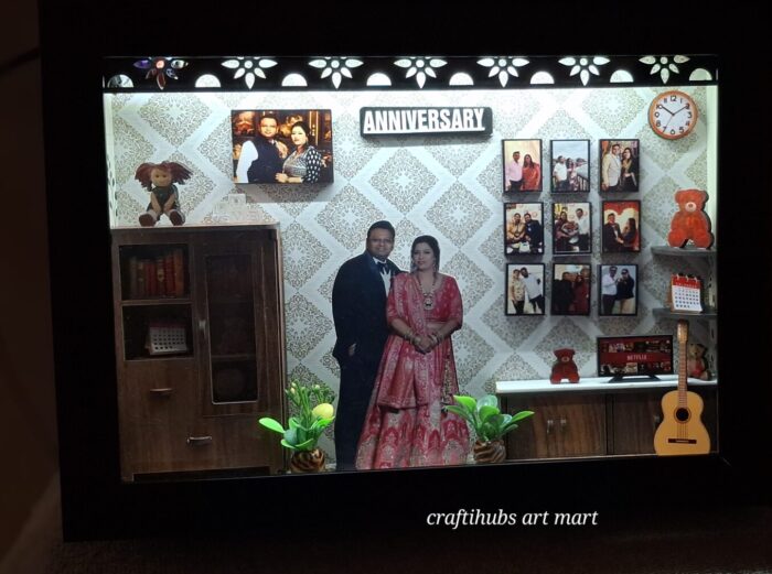 Personalized Miniature Room Anniversary Frame - Image 3