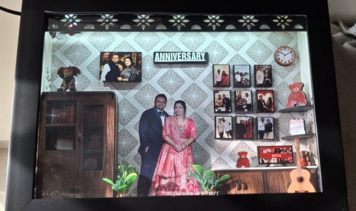 Personalized Miniature Room Anniversary Frame - Image 4