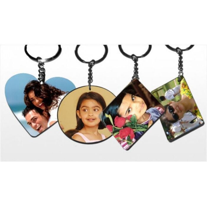 Love Personalized Photo Couple's Keychain pack of 3 - Image 7