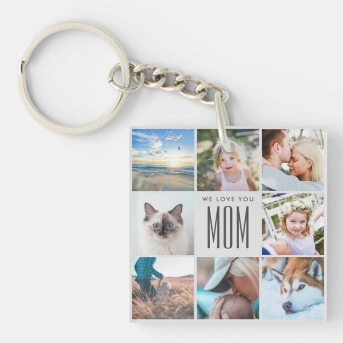 Love Personalized Photo Couple's Keychain pack of 3 - Image 5