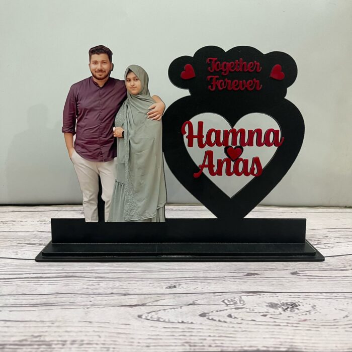 Personalized Couple Standee with Names - Image 3