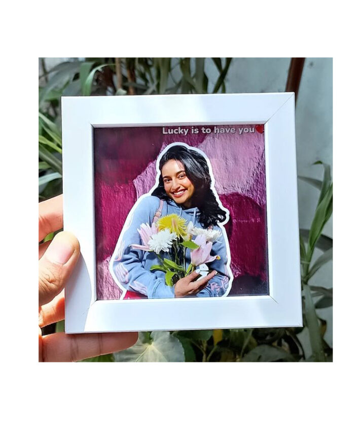 Custom Cutout Photo Frame -Personalized Memory Frame