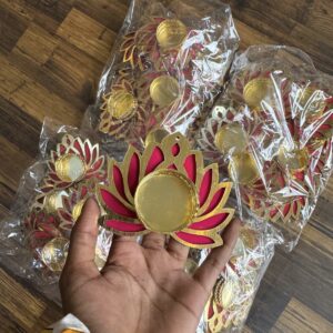 Lotus Shape Decorative Tealight Candle Holder